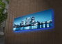 Wallity Lienzo Decorativo Iluminado con LEDs Multicolor 30x90 cm